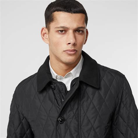 burberry jacket black men|burberry denim jacket men's.